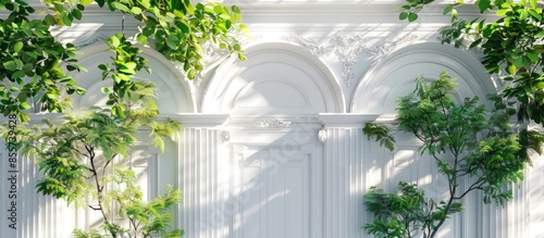 luxury  outdoor of the whit...
