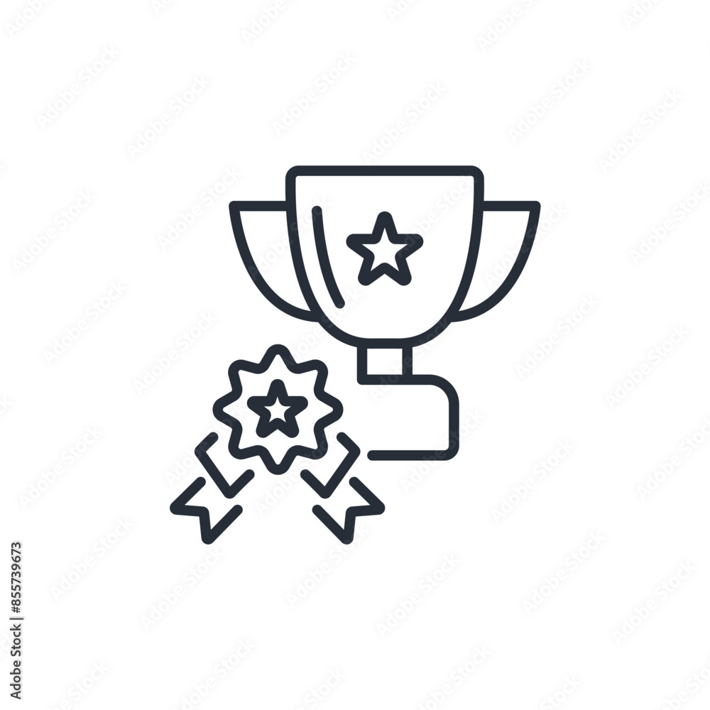 trophy icon. vector.Editable stroke.linear style sign for use web design,logo.Symbol illustration. trophy icon. vector.Editable stroke.linear style sign for use web design,logo.Symbol illustration.