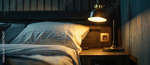 A bedside table and a burni...