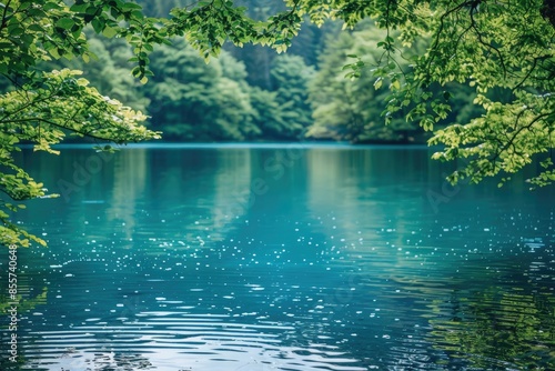 beautiful view of the calm lake professional photography