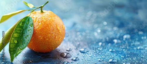 Water drops on ripe sweet o...