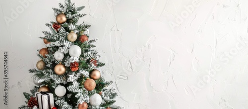 Decorated Christmas tree wi...