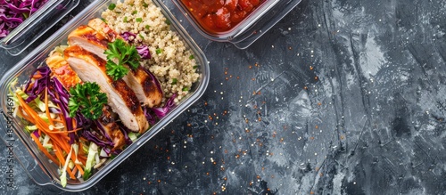 Healthy meal prep container...