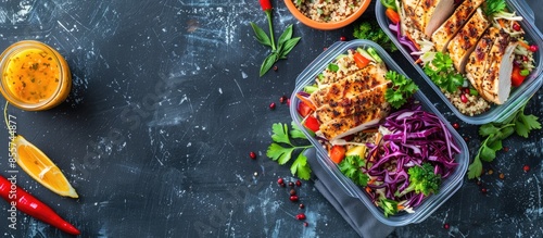 Healthy meal prep container...