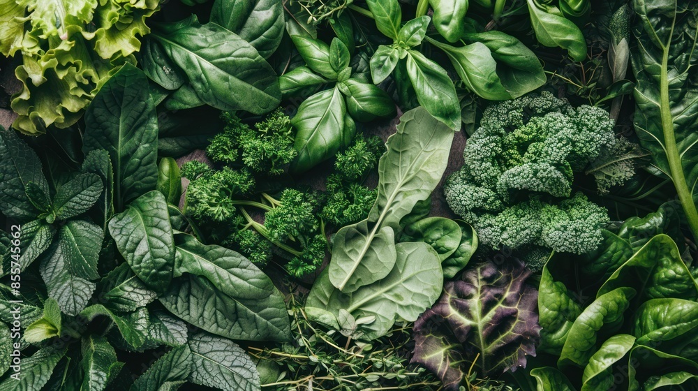 A Bountiful Harvest of Green Vegetables A Bountiful Harvest of Green Vegetables