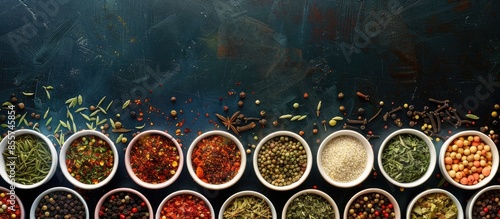 spice background, top view....
