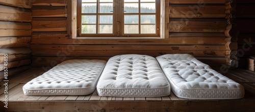 Three mattresses in the bed...