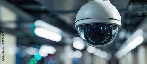 Image of security camera on...