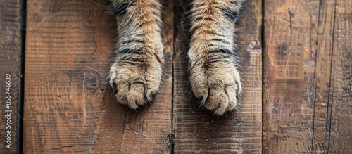 cat leg. with copy space im...