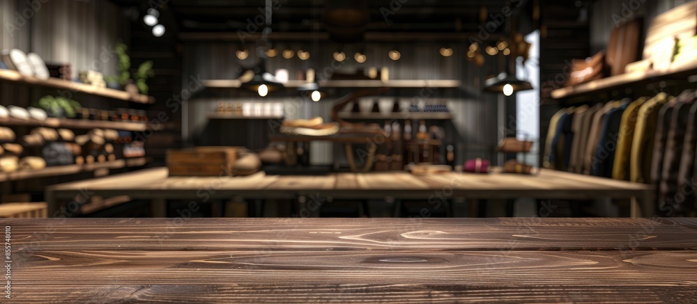 Table Top And Blur Interior of The Background. For montage product display or design key visual layout. - Image. with copy space image. Place for adding text or design Table Top And Blur Interior of The Background. For montage product display or design key visual layout. - Image. with copy space image. Place for adding text or design