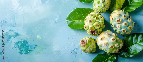 Close up of morinda noni fr...