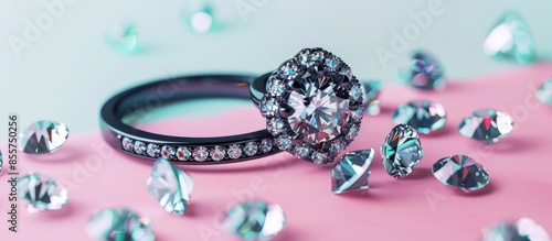 black gold or silver decora...