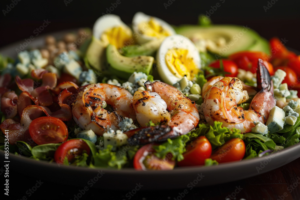 Shrimp and Avocado Salad in Candlelight Shrimp and Avocado Salad in Candlelight