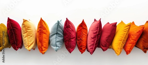 pillow path isolated on whi...