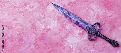 metallic scissor blade with...