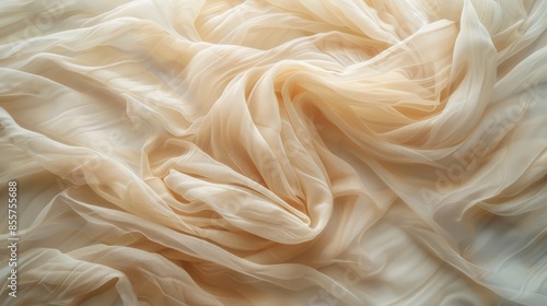 pure white cloth swirling background