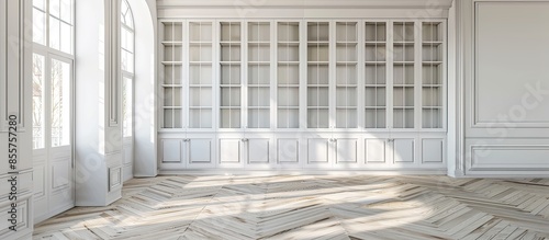 interior of an empty room w...