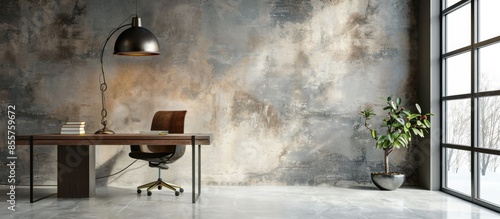 wooden chair and table with...