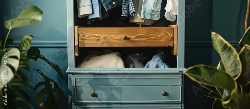 Empty dress drawer decorati...