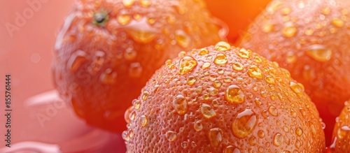 Water drops on ripe sweet o...