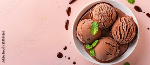 classic chocolate ice cream...