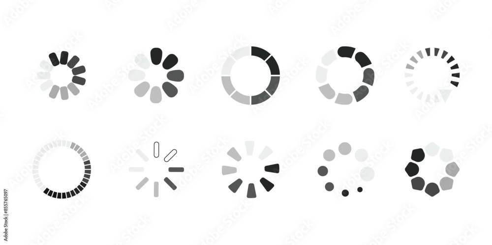 Loading Symbol Set Loading Symbol Set