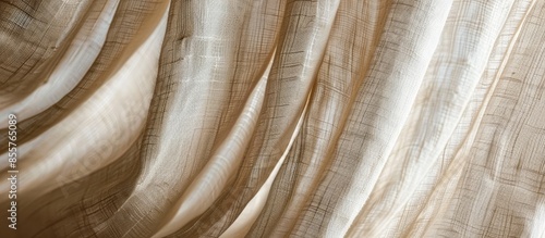 Closeup view of curtain in ...