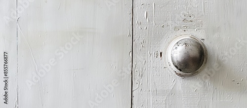 Detail of a metallic knob o...