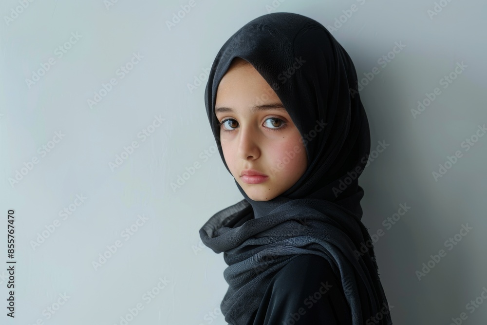 Young Muslim girl wearing a hijab Young Muslim girl wearing a hijab