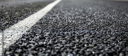 New asphalt texture with wh...