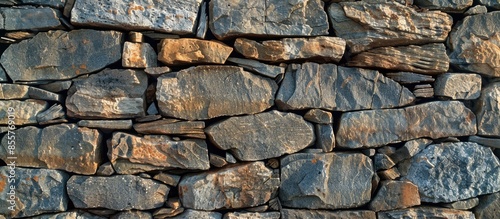 old stone wall close-up. wi...
