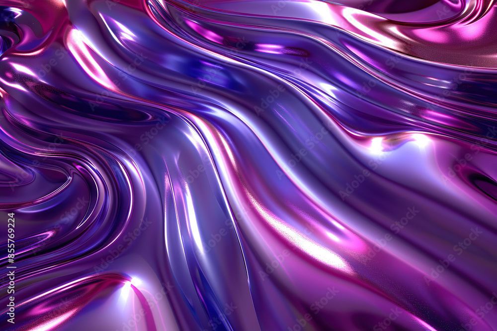 Obraz premium Beautiful texture liquid soft metal, design natural abstract background