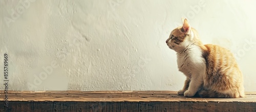 Cat portraying in leisure t...