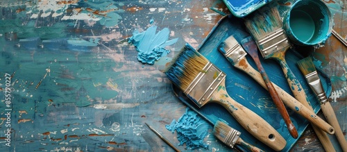 House renovation tools. Old...