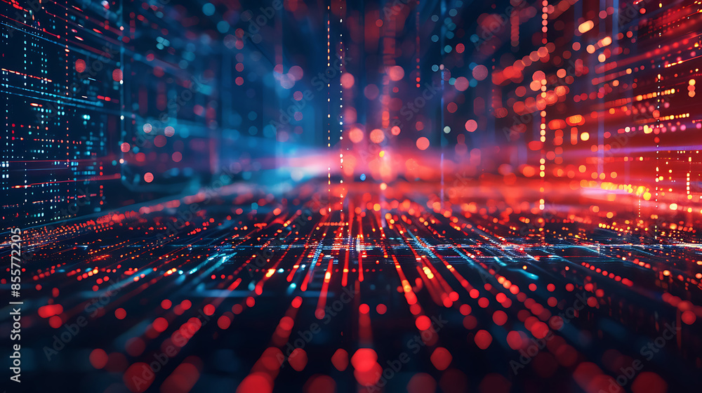 Obraz premium technology background