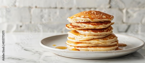 Stack of Golden Brown Panca...