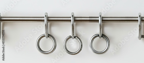 Metal rings for curtain rod...