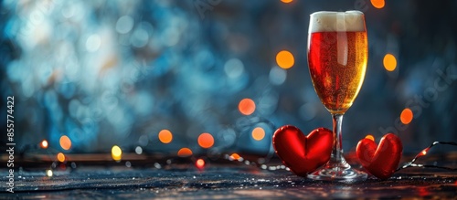 A glass of light beer for V...