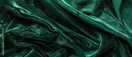 Dark green old velvet fabri...