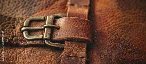 Closeup of Leather Buckle p...