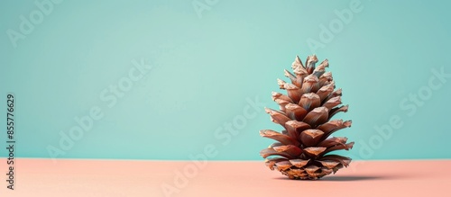 Front view of a pine cone i...