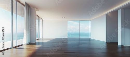 Interior of an empty hotel ...