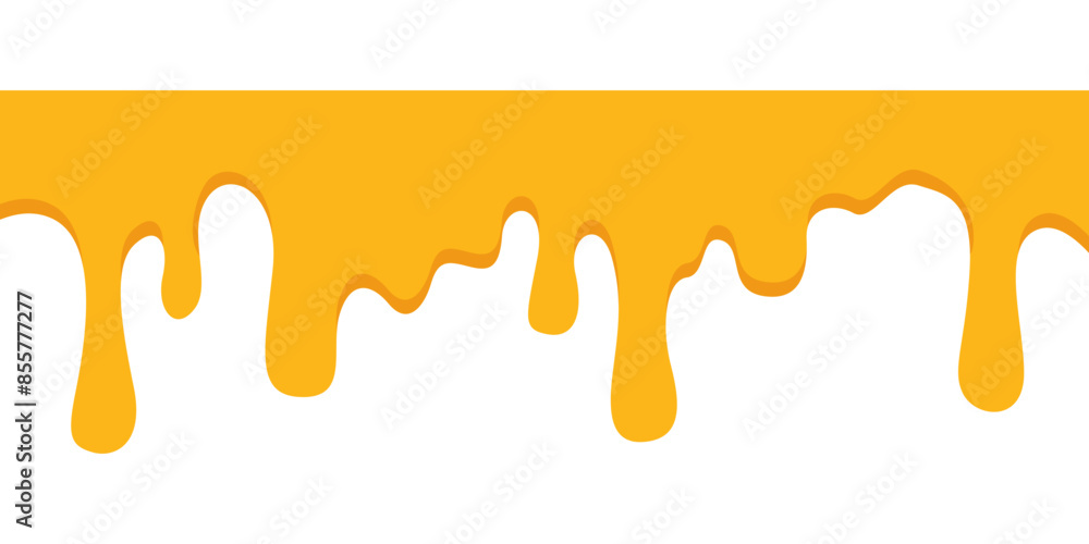 Dripping Honey Ilustration Dripping Honey Ilustration