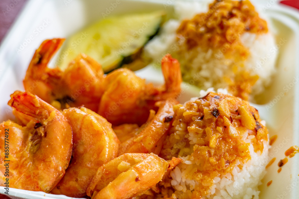 Garlic Shrimp / North Shore Shrimp Trucks, Honolulu, Oahu , Hawaii
Garlic Shrimp / North Shore Shrimp Trucks, Honolulu, Oahu , Hawaii