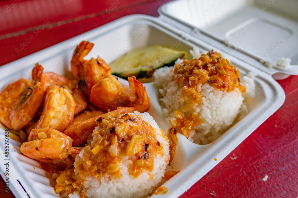 Garlic Shrimp / North Shore Shrimp Trucks, Honolulu, Oahu , Hawaii
Garlic Shrimp / North Shore Shrimp Trucks, Honolulu, Oahu , Hawaii