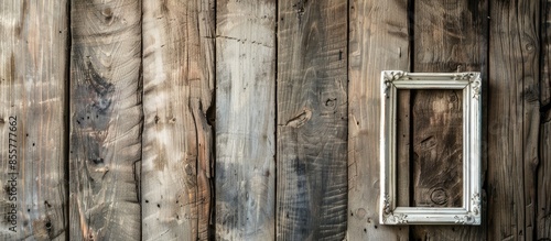 photo Frame on a wooden bac...