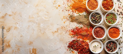spice background, top view....