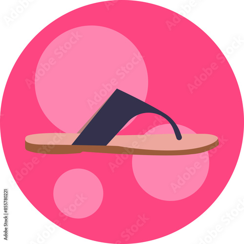 Featuring a relaxed and airy design, the sandal icon signifies the perfect shoe for summer adventures, providing both style and ease for your feet.