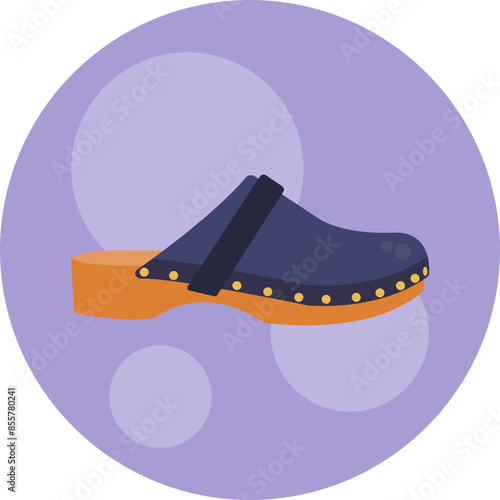 A traditional wooden clog, symbolizing comfort and heritage.