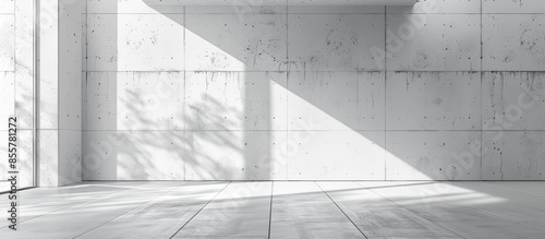 Abstract white empty interi...